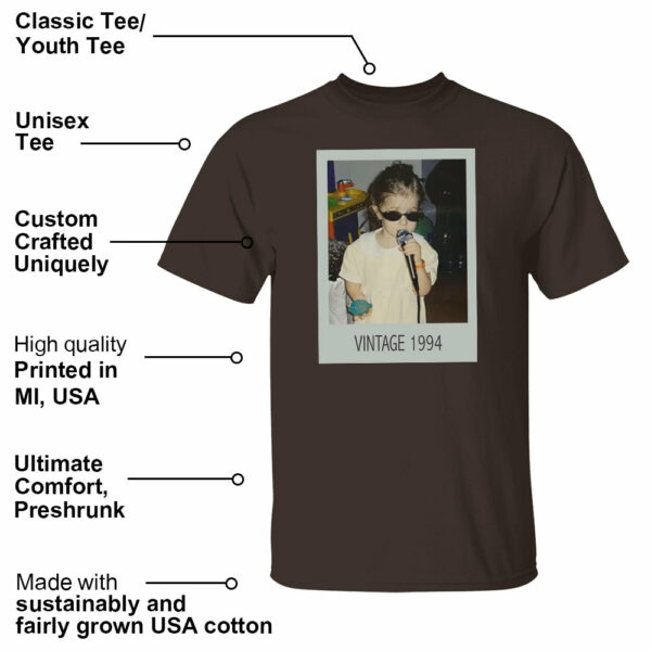 Custom Vintage Photo Shirt, 30Th Birthday Gifts For Women,1994 Birthday Shirt, 30Th Birthday Gift For Him, 30Th Birthday Present - Image 4