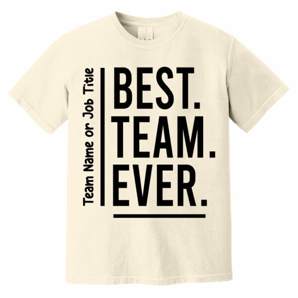 Customize Best Team Ever Shirt, Teammate Comfort T-Shirt, Coworker Gift, Team Name Shirt, Custom Team Shirt, Work Team Coworker - Image 3