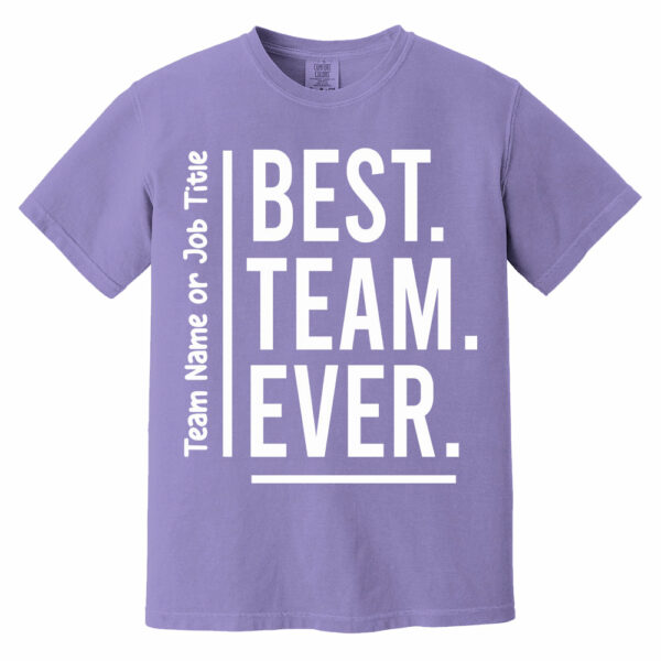 Customize Best Team Ever Shirt, Teammate Comfort T-Shirt, Coworker Gift, Team Name Shirt, Custom Team Shirt, Work Team Coworker - Image 9