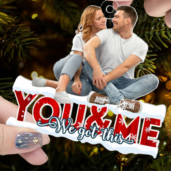 Customized Photo Ornament - Personalized Photo Mica Ornament - Christmas Gift For Couple, Wife, Husband - Image 6