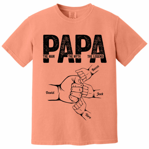 Dad The Man The Myth The Legend - Personalized Shirt Father's Day - Image 13
