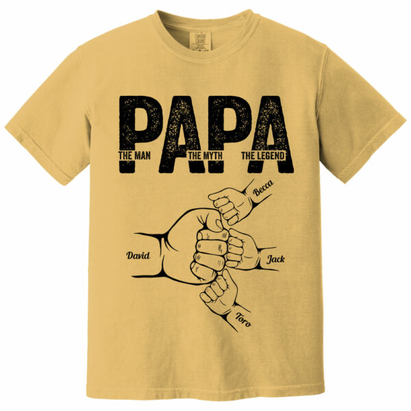 Dad The Man The Myth The Legend - Personalized Shirt Father's Day - Image 12