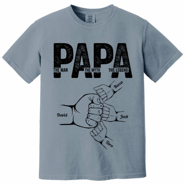 Dad The Man The Myth The Legend - Personalized Shirt Father's Day - Image 9