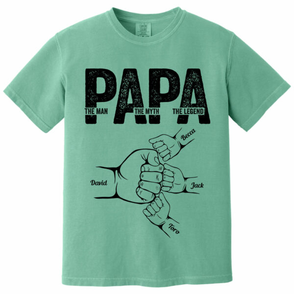 Dad The Man The Myth The Legend - Personalized Shirt Father's Day - Image 10