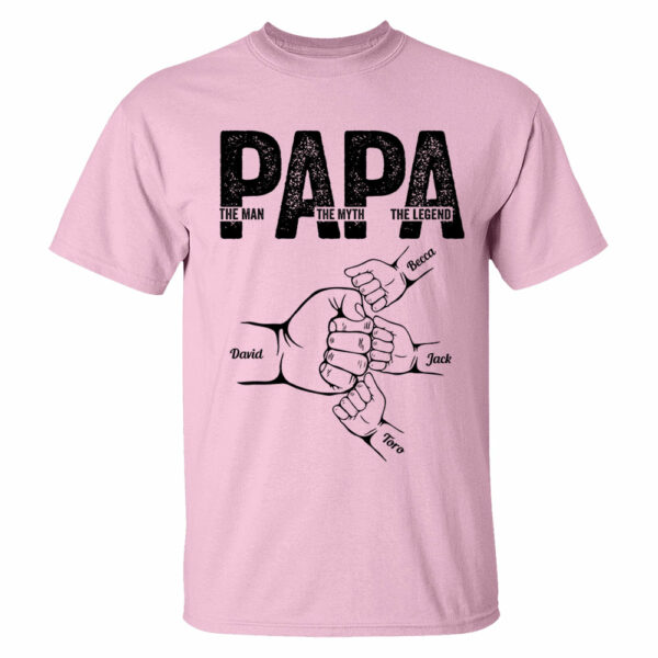 Dad The Man The Myth The Legend - Personalized Shirt Father's Day - Image 6