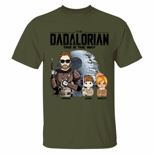 Dadalorian Shirt, Dad Shirt, Husband Gift, Father's Day Gift, Gift for him, Gift for Father, Valentine Gift Dad, Dad Gift, Christmas Gift - Image 2