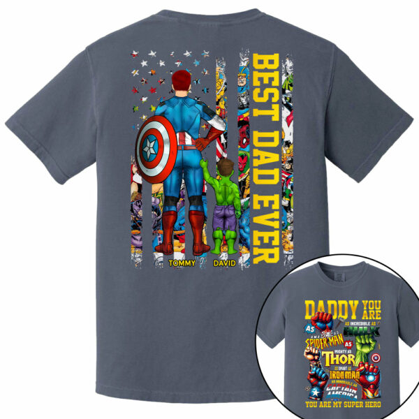 Daddy You Are, Best Dad Ever, Personalized Shirt, Custom Father's Day Gift 2025 T1807 - Image 11