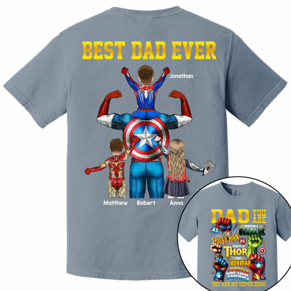 Daddy You Are Best Dad Ever, Personalized Shirt, Gift For Father's Day T1807 - Image 12
