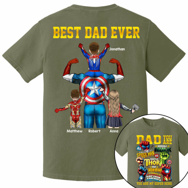 Daddy You Are Best Dad Ever, Personalized Shirt, Gift For Father's Day T1807 - Image 13