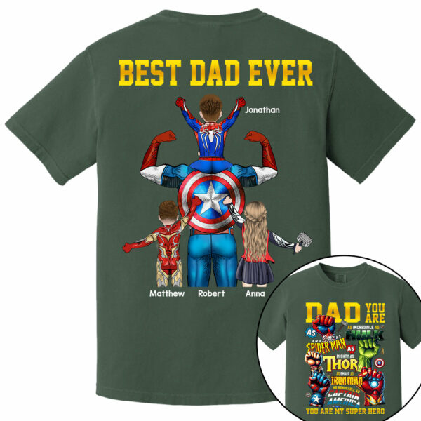 Daddy You Are Best Dad Ever, Personalized Shirt, Gift For Father's Day T1807 - Image 11