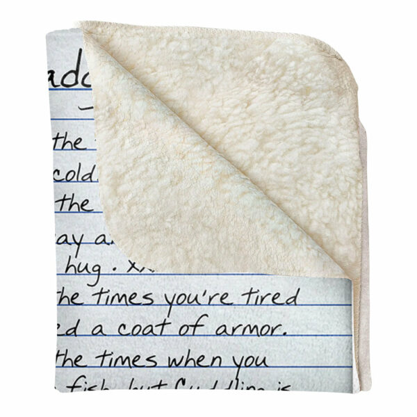 Daddy's Blanket For The Times When You Are Cold Fishing Custom Blanket Gift For Dad - Image 4