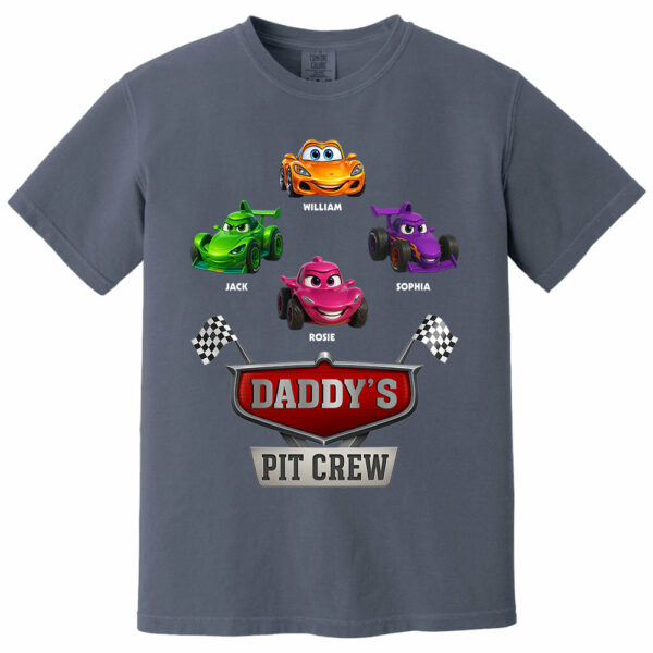 Daddy's Pit Crew - Personalized Shirt - Image 12
