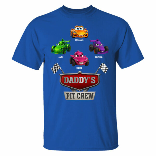 Daddy's Pit Crew - Personalized Shirt - Image 5