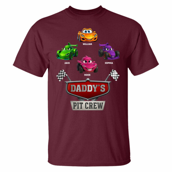Daddy's Pit Crew - Personalized Shirt - Image 7