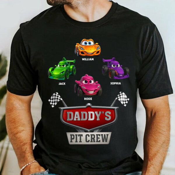 Daddy's Pit Crew - Personalized Shirt