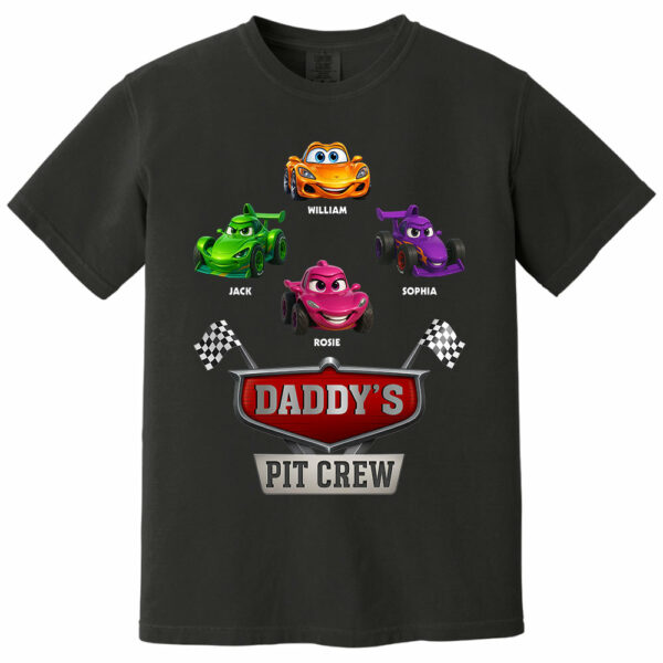 Daddy's Pit Crew - Personalized Shirt - Image 8
