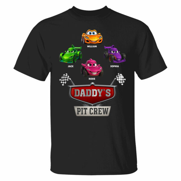 Daddy's Pit Crew - Personalized Shirt - Image 2