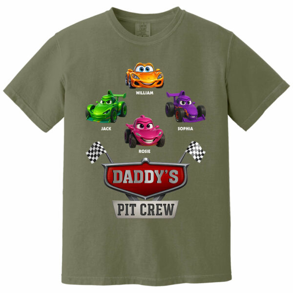 Daddy's Pit Crew - Personalized Shirt - Image 14