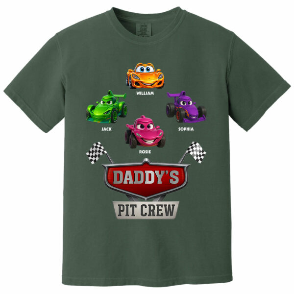 Daddy's Pit Crew - Personalized Shirt - Image 10