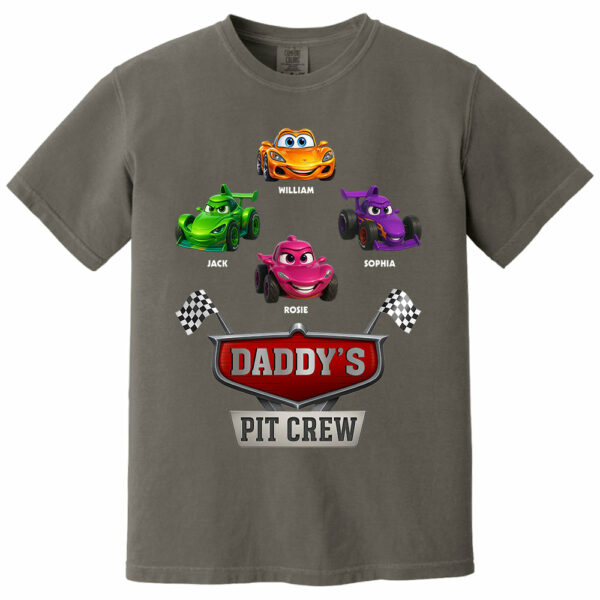 Daddy's Pit Crew - Personalized Shirt - Image 9