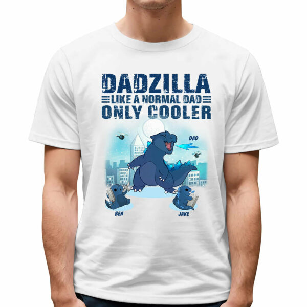 Dadzilla Father Of The Monsters Custom Shirt For Dad - Image 3