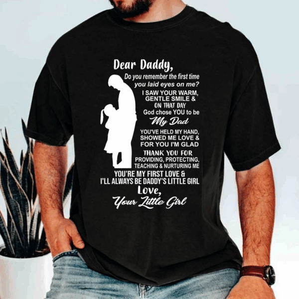 Dear Daddy Shirt Perfect Gift For Dad - Image 2