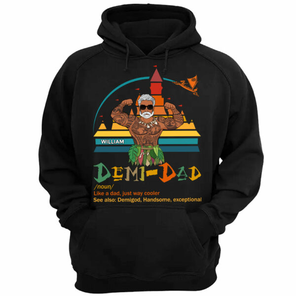 Demi Dad Definition Personalized Shirt For Dad Custom Nickname With Kids Father's Day Gift H2511 - Image 3