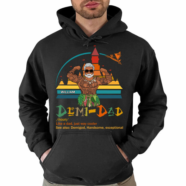 Demi Dad Definition Personalized Shirt For Dad Custom Nickname With Kids Father's Day Gift H2511 - Image 4