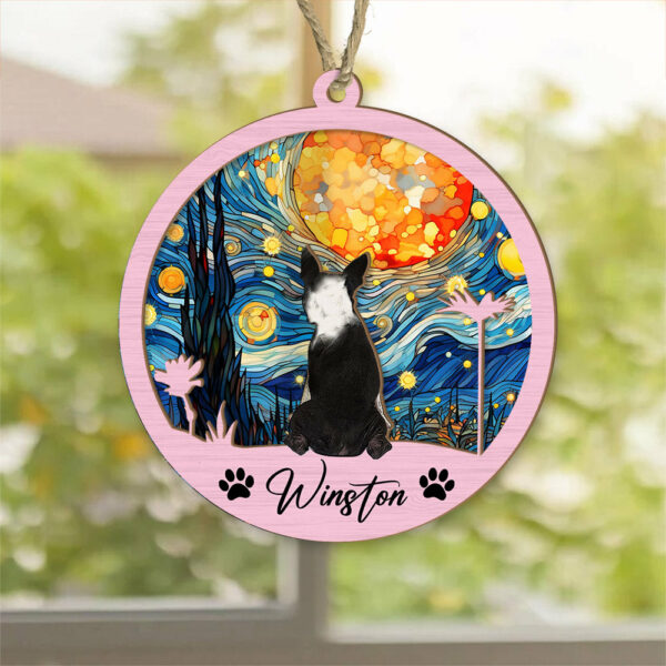 Dog Suncatcher Personalized Ornament, Pet Christmas Ornament, Dog Chirstmas Ornament - Image 3