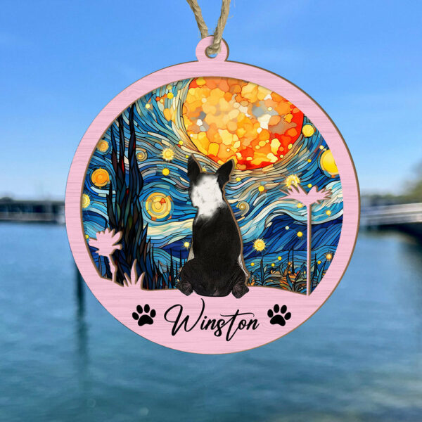 Dog Suncatcher Personalized Ornament, Pet Christmas Ornament, Dog Chirstmas Ornament - Image 2