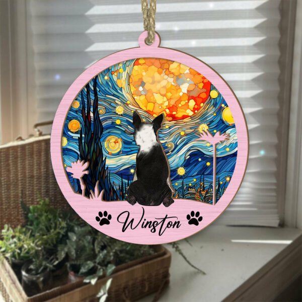 Dog Suncatcher Personalized Ornament, Pet Christmas Ornament, Dog Chirstmas Ornament - Image 4