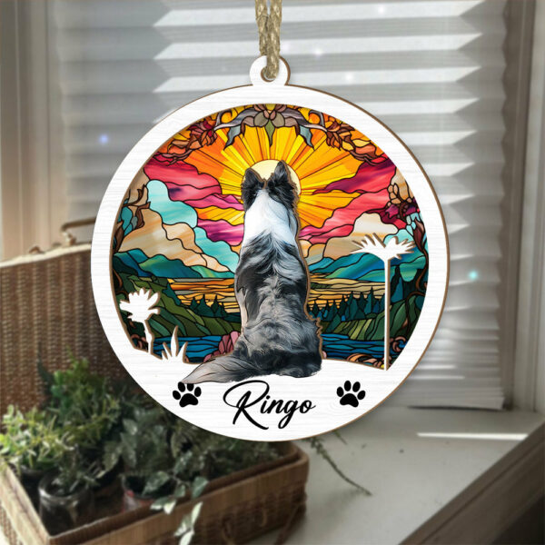 Dog Suncatcher Personalized Ornament, Pet Christmas Ornament, Dog Chirstmas Ornament - Image 4