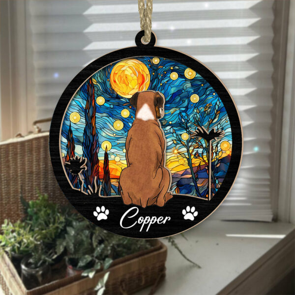 Dog Suncatcher Personalized Ornament, Pet Christmas Ornament, Dog Chirstmas Ornament - Image 4