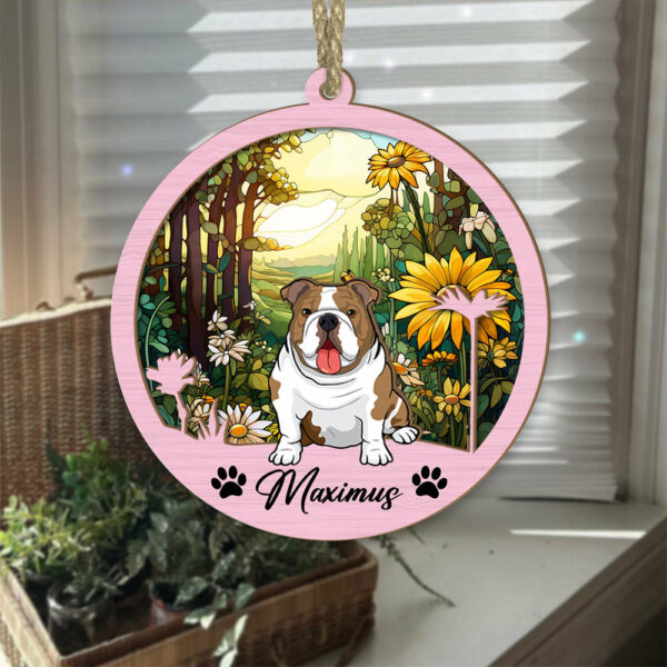 Dog Suncatcher Personalized Ornament, Pet Christmas Ornament, Dog Christmas Ornament - Image 4