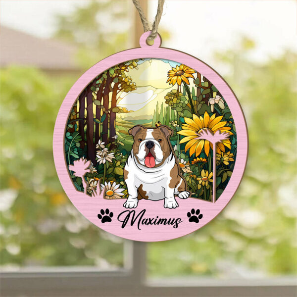 Dog Suncatcher Personalized Ornament, Pet Christmas Ornament, Dog Christmas Ornament - Image 3