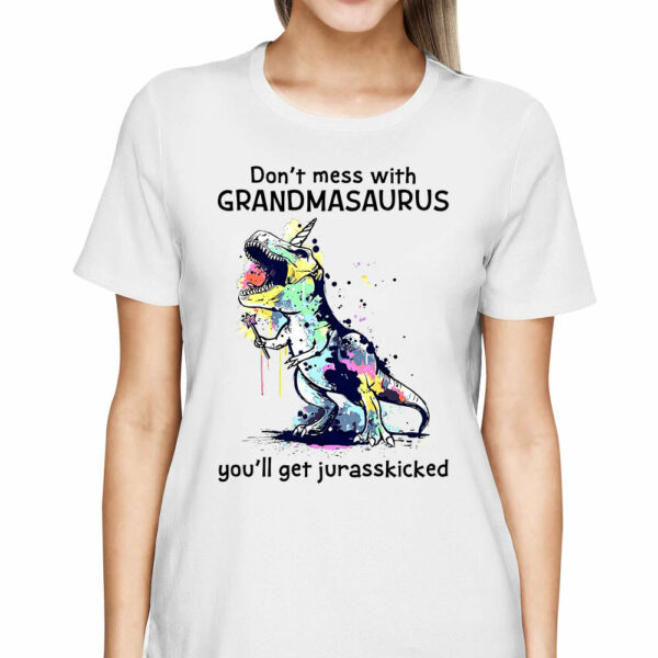 Don't Mess With Grandmasaurus Personalized Shirts - Image 2