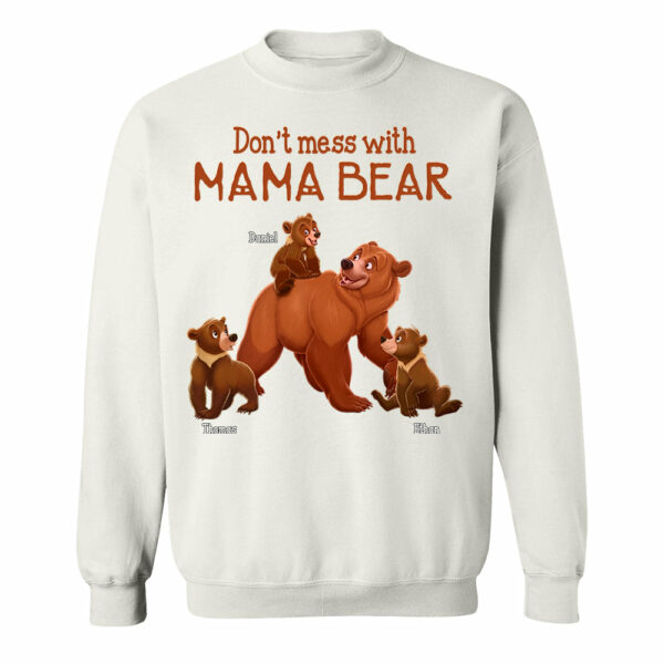 Don't Mess with Mama Bear - Personalized Shirt For Grandma - Image 9