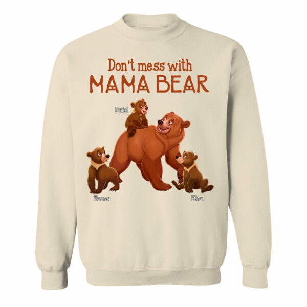 Don't Mess with Mama Bear - Personalized Shirt For Grandma - Image 8