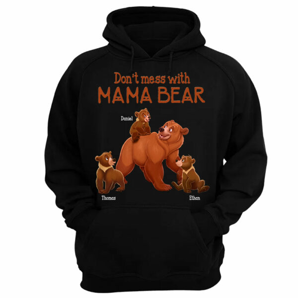 Don't Mess with Mama Bear - Personalized Shirt For Grandma - Image 12