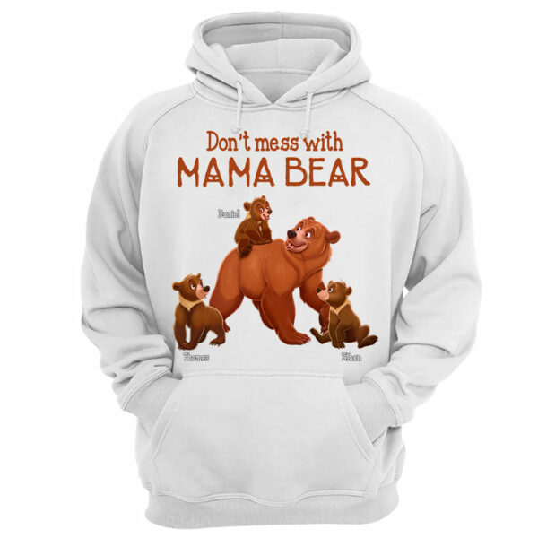 Don't Mess with Mama Bear - Personalized Shirt For Grandma - Image 11