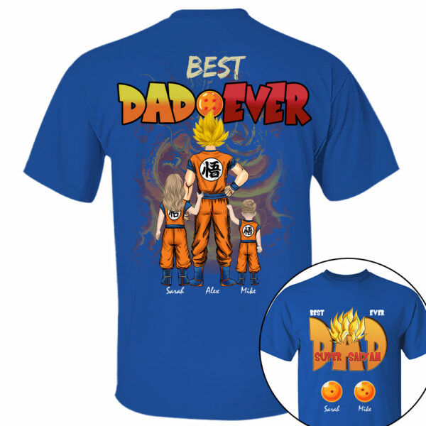 Dragon Dad - Personalized Shirt For Dad Grandpa Custom Clipart NA04 Hv01 - Image 7