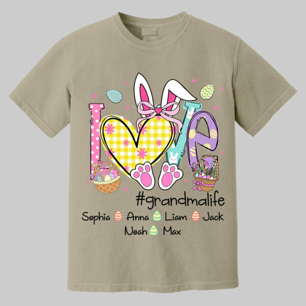 Easter Coquette Love Grandmalife - Personalized Shirt For Grandma Mimi Gigi - Cute Family Gifts Easter - Image 12