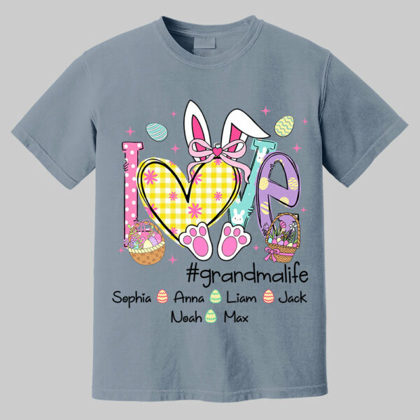 Easter Coquette Love Grandmalife - Personalized Shirt For Grandma Mimi Gigi - Cute Family Gifts Easter - Image 13