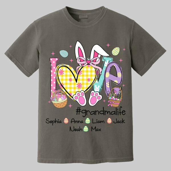Easter Coquette Love Grandmalife - Personalized Shirt For Grandma Mimi Gigi - Cute Family Gifts Easter - Image 8