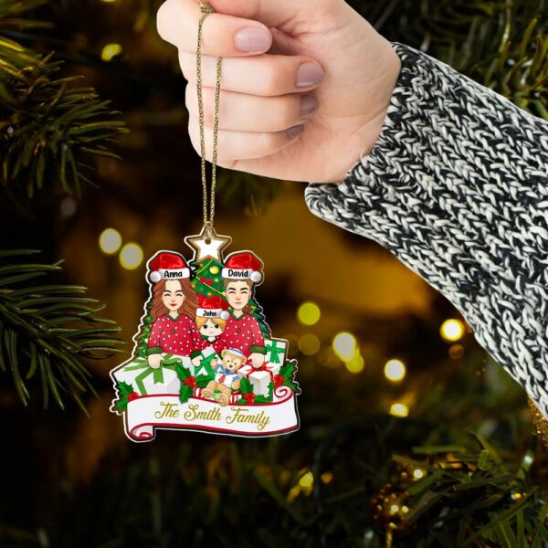 Family Ornament With Names Custom Family Christmas Gift Personalized Name Engraved Ornament 2024 Personalized Xmas Gift Christmas DÃ©cor - First Christmas In New Home Ornament - Image 5