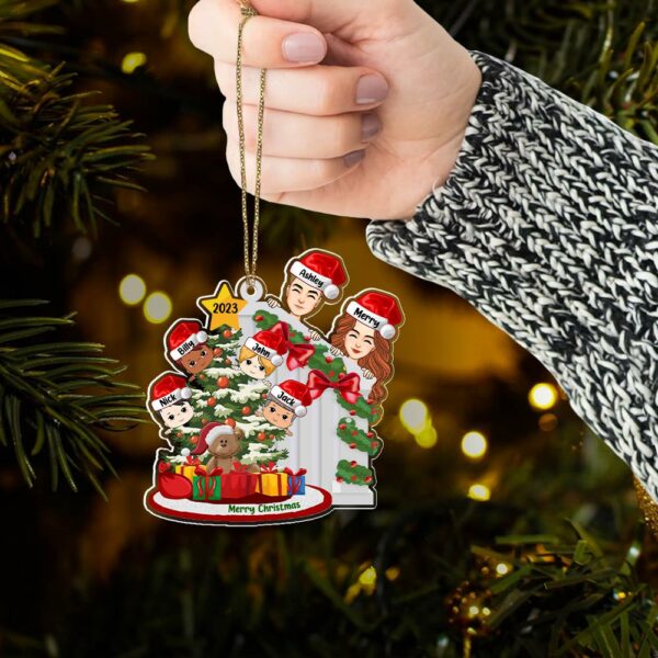 Family Ornament With Names Custom Family Christmas Gift Personalized Name Engraved Ornament 2024 Personalized Xmas Gift Christmas DÃ©cor - Image 4