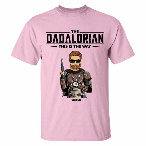 Father and Baby Shirt, Dadalorian And Son Shirt, Matching Shirt for Dad and Son, This Is The Way Shirt Father's Day Gift - Image 4