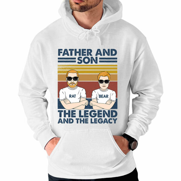 Father-Son Bond: Personalized Legend & Legacy Shirts - Image 4