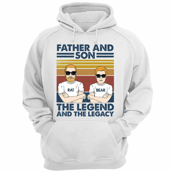 Father-Son Bond: Personalized Legend & Legacy Shirts - Image 3