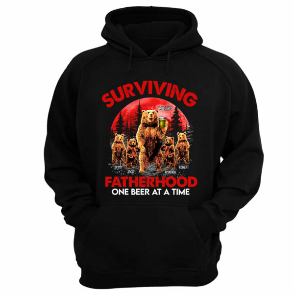 Father's Day - Bear Standing Art Personalized Shirt For Dad Grandpa - Image 7